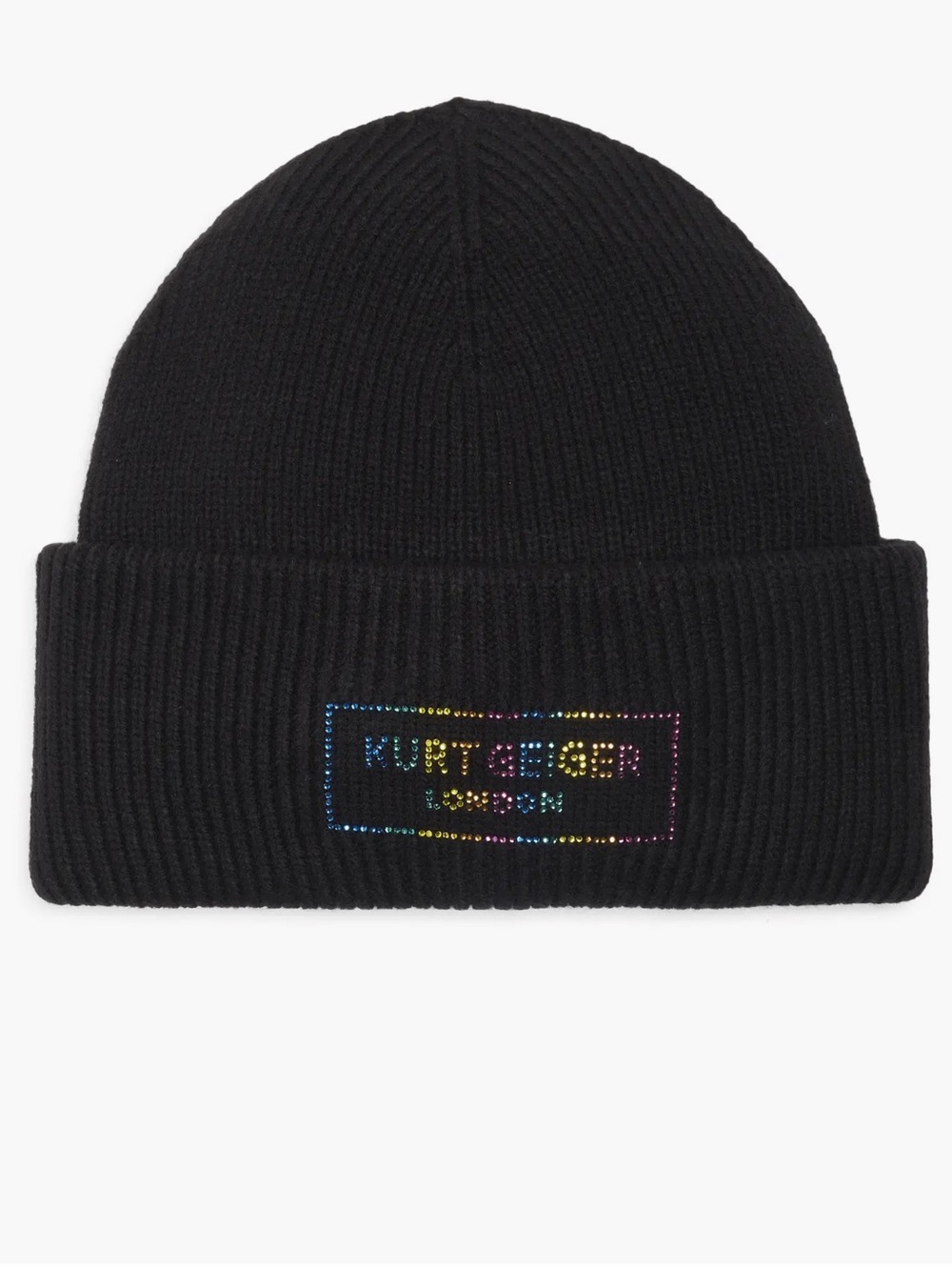 Kurt Geiger London Crystal Logo Beanie